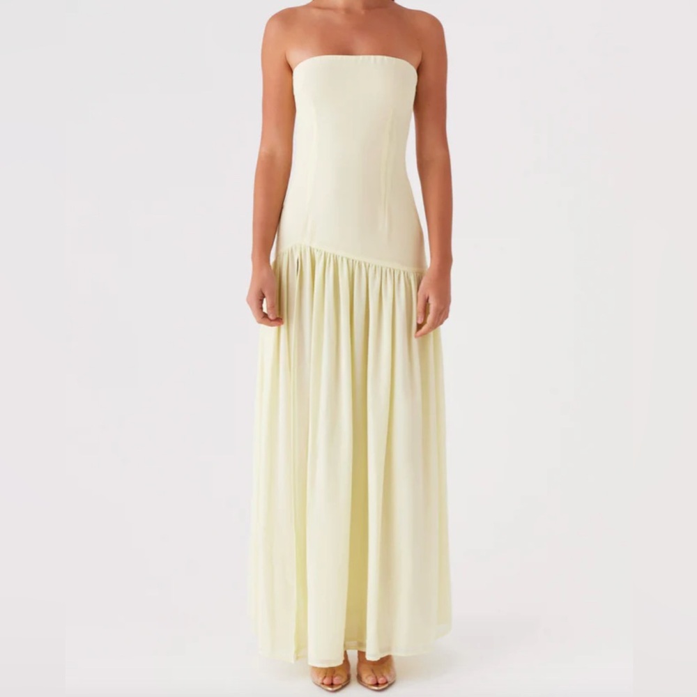 Peppermayo Eden maxi dress, US 2, Yellow, NWT